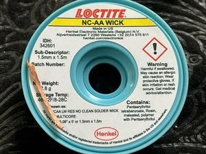 MULTICORE / LOCTITE - No Clean Desoldering Wick with 1.5mm Width Pack Of 10 Pcs - Picture 1 of 4