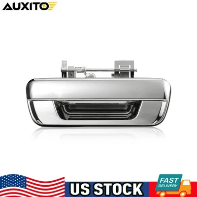 Manija de puerta trasera cromada lisa para 04-14 Chevrolet Colorado GMC Canyon Foto 1 de 4