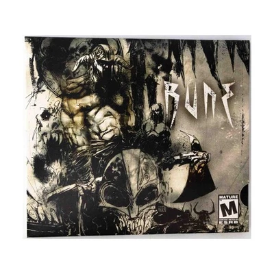 Humanhead Computer Game Rune VG+/NM - Image 1 of 2