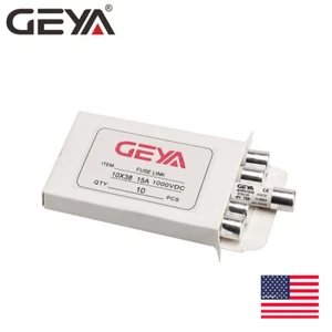 GEYA 10PCS Solar PV Fuse Circuit breaker DC1000V Protection 15/20/25/30Amp - Picture 1 of 20