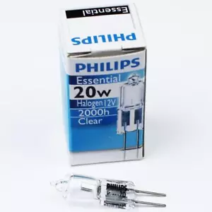 Philips JC 12V20W G4 Clear Essential Light Bulb 2000H Life Lamp Bulb - Picture 1 of 2