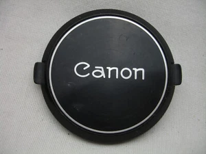 Tapa de lente frontal Canon FD C-55 55mm anillo plateado producto genuino vintage de los años 70 - Imagen 1 de 3