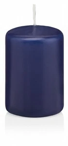 24 Stumpen Kerzen Blau-Dunkelblau 60x40mm 1.Wahl RAL Qualität Kerzen Wiedemann - Bild 1 von 1