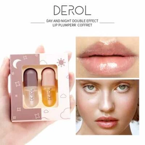 Day & Night Plumping Lip Serum Lip Plump Serum Plumper Pro Lithe Elastic Lip 2pc - Picture 1 of 7