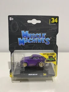 Muscle Machines Series 6 Porsche AWB 993 911 Purple 34 1:64 Scale New - Bild 1 von 3