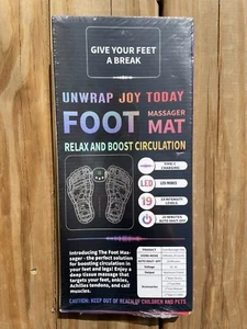 Foldable Foot Massager Mat with 8 Modes and 19 Intensity Levels - NEW! - Picture 1 of 3