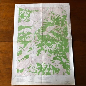 Bowery Creek Idaho Quadrangle 1963 USGS 7.5 Minute Topographic Map 19x27 (B) - Picture 1 of 8