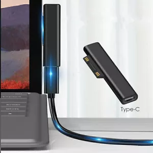 1USB C Type Female to PD Charging Power Mount Converter for Surface Pro 3 4 5 6 - Picture 1 of 11