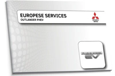 Libretto di manutenzione Mitsubishi olandese PHEV - Immagine 1 di 4