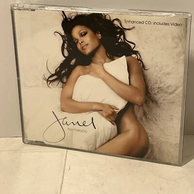Janet Jackson All For You Cd Single Import Enhanced 3 Tracks Like New - Image 1 of 4