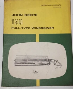 JOHN DEERE 190 pull-type windrower Operator's Manual om-w14750 - Picture 1 of 3