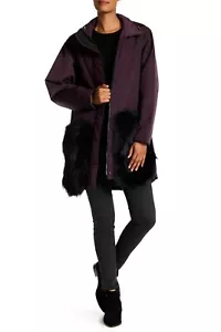 Elizabeth Roberts Tech Genuine Fox Fur Pocket Jacket Med $1250 - Picture 1 of 6