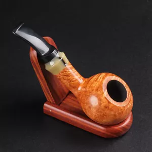 Classic Briar Apple Pipe Handmade Old-fashioned Solid Wood Pipes Tobacco Pipes - Picture 1 of 3