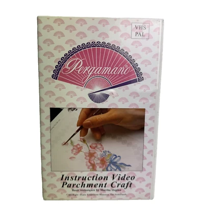 Pergamano Instruction Video Parchment Craft Basic Techniques VHS Tape PAL Sealed - image 1 of 4