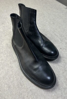 AQUATALIA Chelsea Black Weatherproof  Leather Boots Womens Size 10 *NEW* - Image 1 of 4
