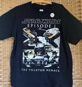 Star Wars: The Phantom Menace "Young Anakin Skywalker" Unisex Black T-Shirt (L) - Picture 1 of 11