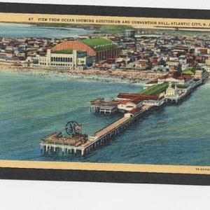 NEW JERSEY PC "View from Ocean Auditorium & Convention Hall, Atlantic City."    - Picture 1 of 3
