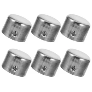 6pcs Convenient Alloy Professional Curtain Rod Curtain Rod Ends - Picture 1 of 12