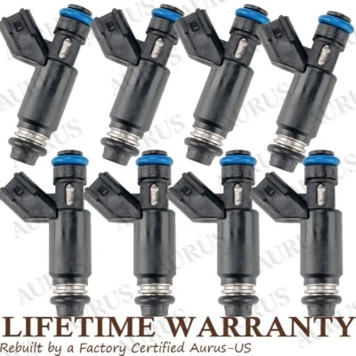 OEM DENSO 8 FUEL INJECTORS FOR 02-07 CHEVY GMC 5.3L 323cid Flex 25326903 - Image 1 of 3