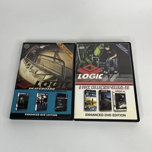 LOGIC SKATEBOARD MEDIA: 3 PACK COLLECTION VOLUME #1 #2 DVD Sports Media - Picture 1 of 4