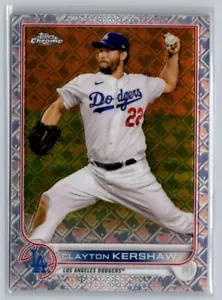 2022 Topps Chrome Logofractor Edition #23 Clayton Kershaw - Foto 1 di 2