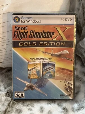 Microsoft Flight Simulator X: Gold Edition (PC: Windows, 2008) Brand New &Sealed - Image 1 of 3