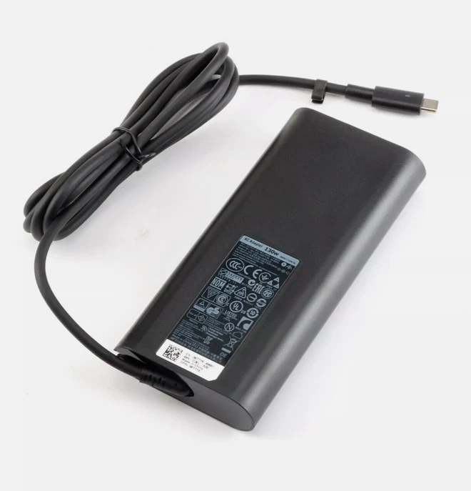 Carregador CA 130W 20V fabricante de equipamento original para Dell Precision 5530 5550 5750 3560 3550 3551 2 em 1 - Imagem 1 de 4