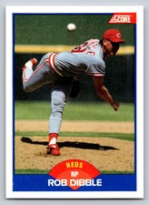 1989  Score #618 Rob Dibble Cincinnati Reds