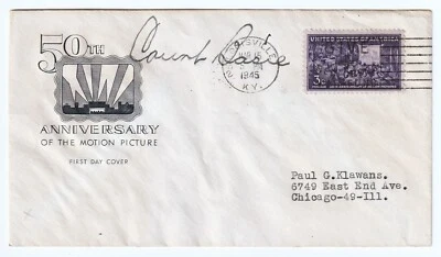 RARE -   Count Basie   - Signed FDC Cover  -    Jazz Band  1945 Autograph - Image 1 of 3