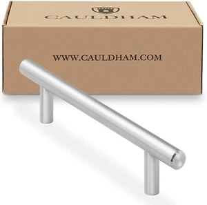 Cauldham Cabinet Handle Pulls Multi Stainless Steel 7-1/4" Satin Nickel 24 - Picture 1 of 6