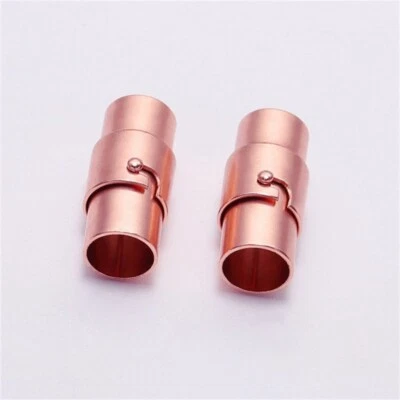 10PCS Bracelet End Cap Jewelry Leather Cord Necklace Connector Magnetic Clasps - Image 1 of 4