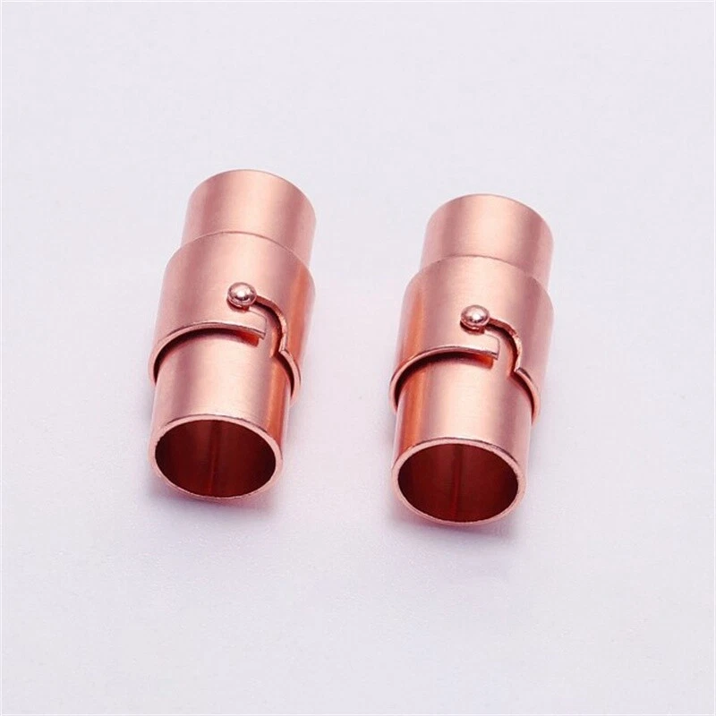 10PCS Bracelet End Cap Jewelry Leather Cord Necklace Connector Magnetic Clasps - Image 1 of 4