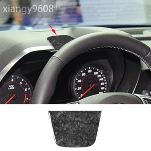 Forged Carbon Fiber Dashboard Panel Decorative Trim for Chevrolet Camaro 2017-23 - Foto 1 di 10