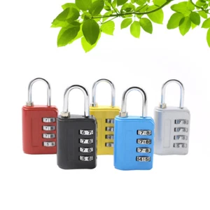 5 Pcs Zinklegierung Vorhängeschloss Baby Rucksack Kombinationsschloss - Bild 1 von 12