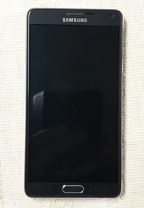 Samsung Galaxy Note 4 SM-N910F 32GB Smartphone in Charcoal Black  - FOR PARTS - Picture 1 of 4