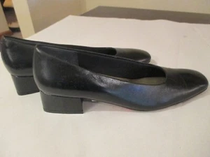 Zapatos de salón Nordstrom Comfort para mujer 9,5 AAA de cuero negro - ¡excelente estado! - Imagen 1 de 8