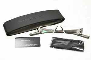 Lesebrille Porsche Design P8801 F grau Lesehilfe Brille 1,0 1,5 2,0 2,5 Neu