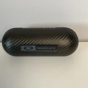 OAKLEY custodia rigida originale per occhiali da sole grigio/nero - Foto 1 di 6