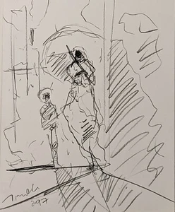 SaLe!!!!!!     Disegno 11x14 2017 JOSE TRUJILLO - Foto 1 di 3