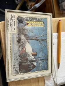 Vintage advertising wall thermometer from New Haven ct. McDonnell fine coffee - Picture 1 of 2