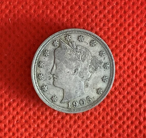 Liberty Head V Nickel 1905-P (Lot #GLN-43a) Cover