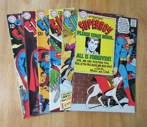 Lot of 6 Nicer Neal Adams SUPERBOY! #146, 149, 152, 153, 154, 157 (FN/VF to VF-) - Picture 1 of 8
