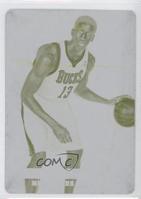 2012-13 Totally Certified Printing Plate Yellow 1/1 Ekpe Udoh #300 0f8 - Image 1 of 3