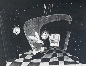 Alice im Wunderland Disney Animation FOTOKOPIE weißes Kaninchen Garten STORYBOARDS - Bild 1 von 15