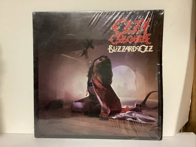 OZZY OSBOURNE BLIZZARD OF OZZ LP 1981 FIRST TERRE HAUTE PRESS SHRINK 1E/1F CURVY - Image 1 of 4