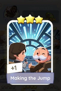 Monpo_ly-Go Mo Go Making The Jump Set 15 ⭐️ ⭐️⭐️ 3 Star Sticker Super Rare! - Picture 1 of 1