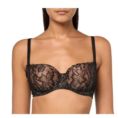 Sujetador media copa moldeado Aubade Rosessence 2kN04 talla C34 34C precio de venta sugerido por el fabricante 164 USD Foto 1 de 4