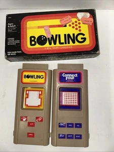 Milton Bradley Microvision CONNECT FOUR Game cartridge 1979 & Bowling - Picture 1 of 7