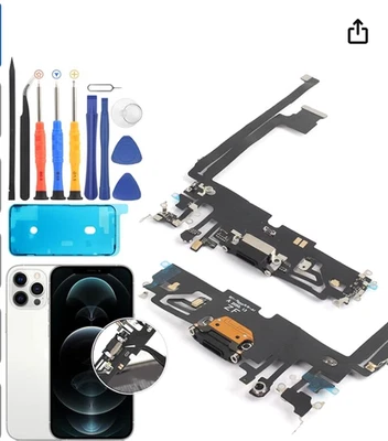 iPhone 12 Pro Max 底座连接器充电端口柔性电缆带维修工具 — 第 1/4 张图片