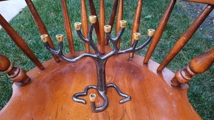 Vintage Rosenthal Menora Sandra Kravitz Lebensbaum Judaica versilbert. - Bild 1 von 6